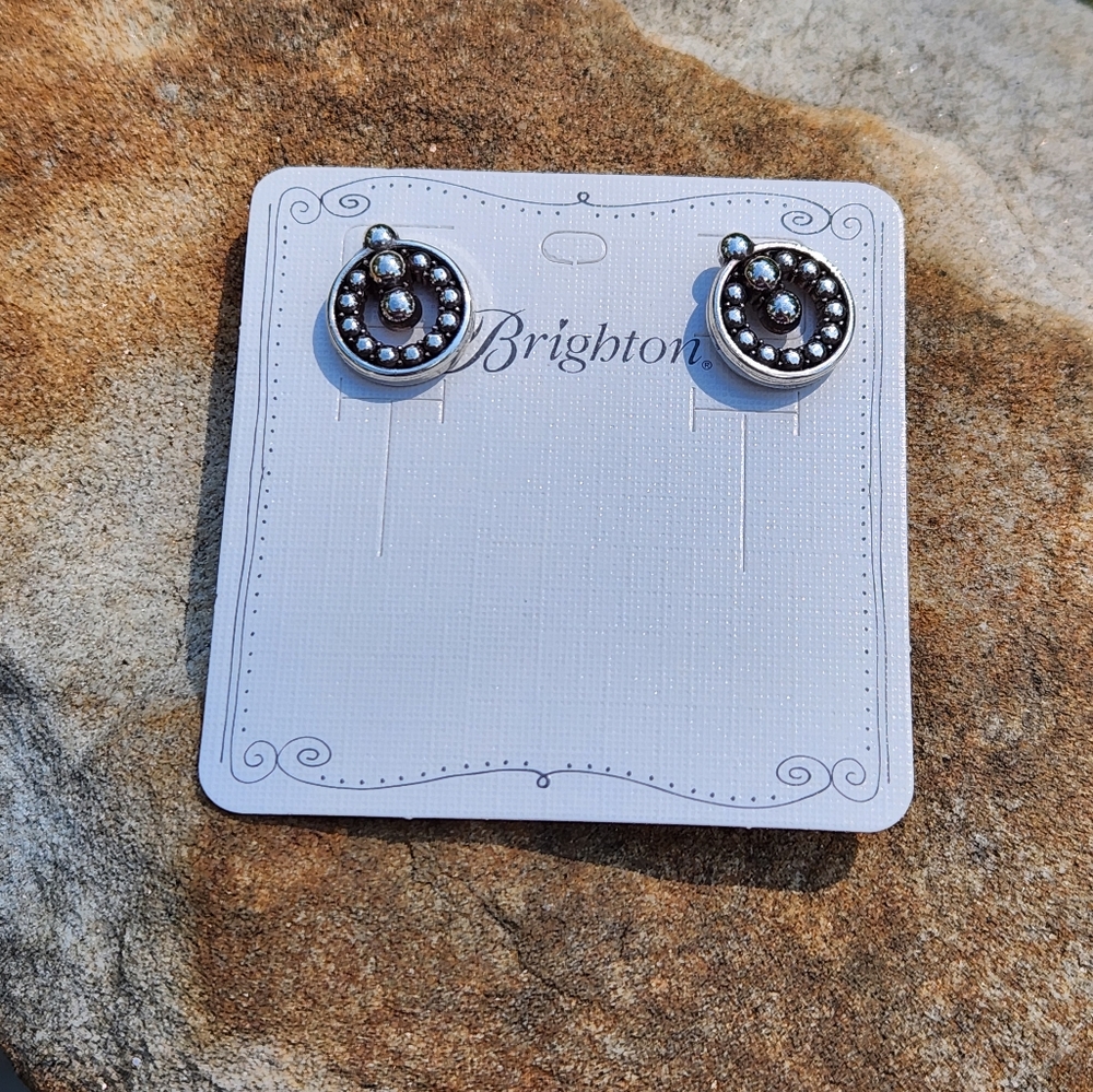 Women's NWT OS Brighton Pretty Tough Silver Earrings